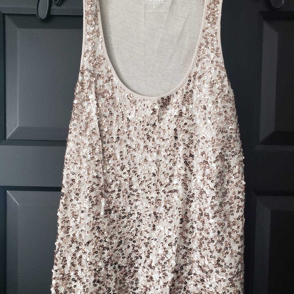Express sequin tank